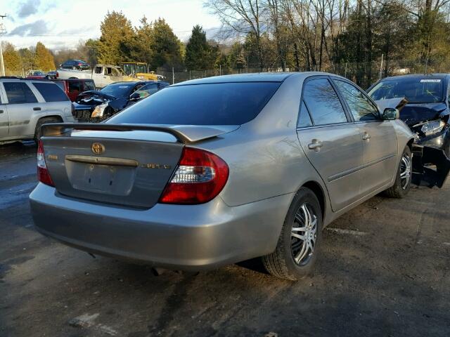 4T1BE32K63U749906 - 2003 TOYOTA CAMRY LE BEIGE photo 4