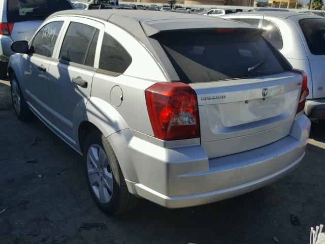 1B3HB48B27D549875 - 2007 DODGE CALIBER SX SILVER photo 3