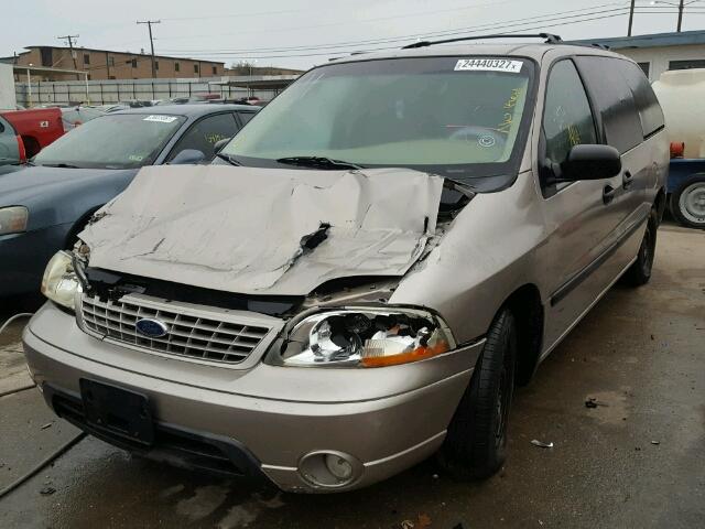 2FMZA51452BB61251 - 2002 FORD WINDSTAR L GOLD photo 2