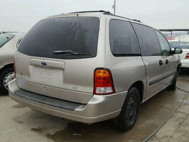 2FMZA51452BB61251 - 2002 FORD WINDSTAR L GOLD photo 4