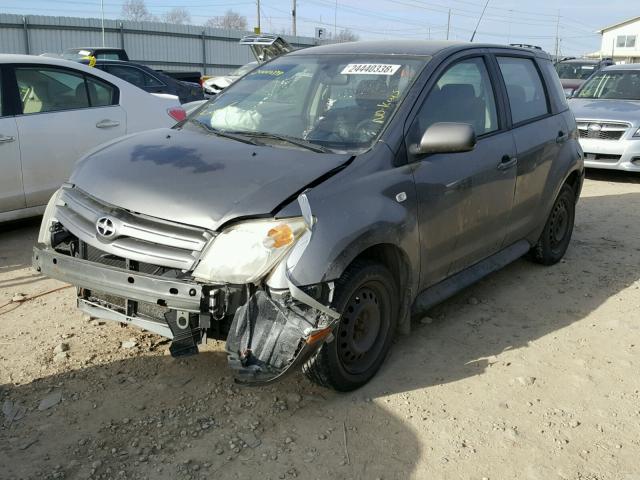 JTKKT604550115215 - 2005 TOYOTA SCION XA GRAY photo 2