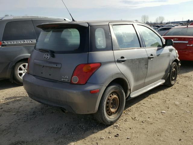 JTKKT604550115215 - 2005 TOYOTA SCION XA GRAY photo 4