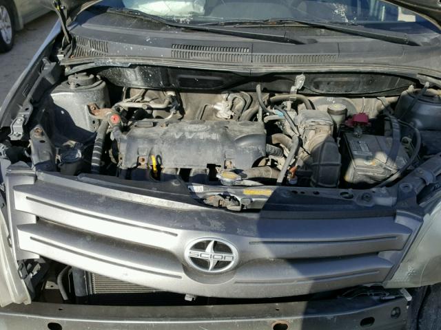 JTKKT604550115215 - 2005 TOYOTA SCION XA GRAY photo 7