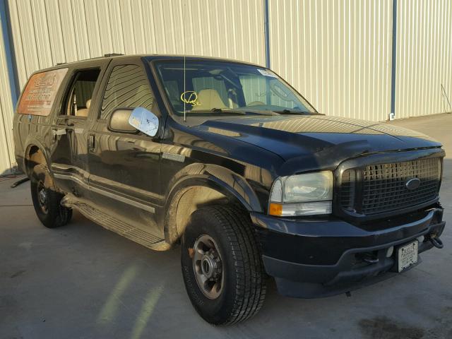 1FMSU43P74EC36470 - 2004 FORD EXCURSION BLACK photo 1