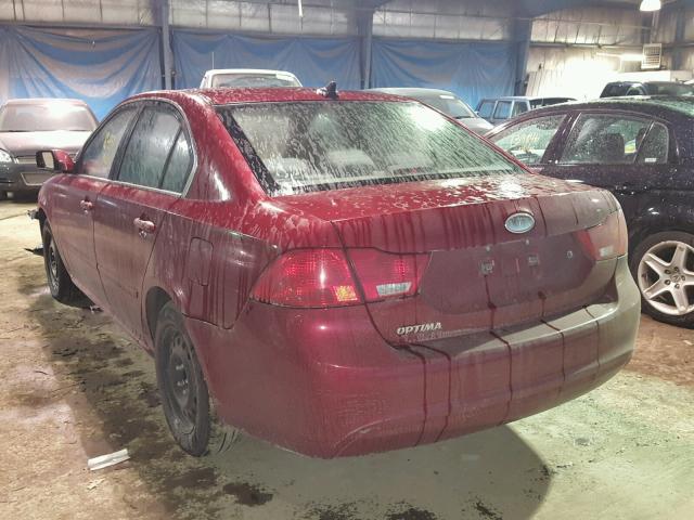 KNAGG4A81A5398715 - 2010 KIA OPTIMA LX RED photo 3