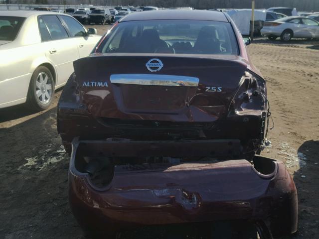 1N4AL2AP0CC258742 - 2012 NISSAN ALTIMA BAS MAROON photo 9