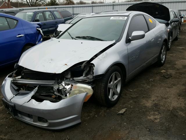 JH4DC54802C029469 - 2002 ACURA RSX SILVER photo 2