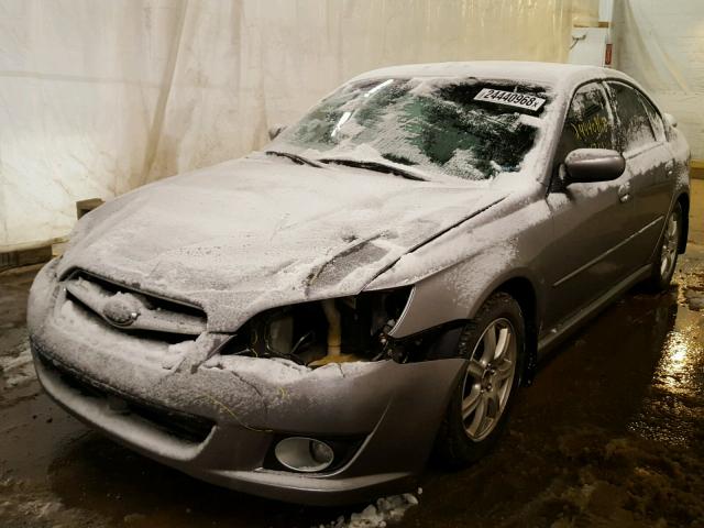 4S3BL626787216421 - 2008 SUBARU LEGACY 2.5 GRAY photo 2