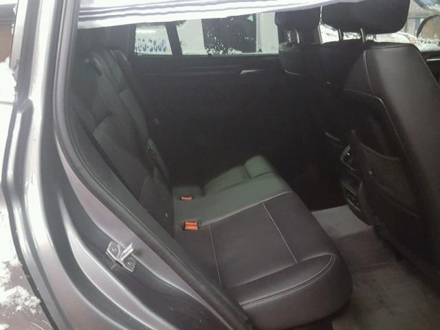 5UXWX9C55H0T15565 - 2017 BMW X3 XDRIVE2 Серый фото 6