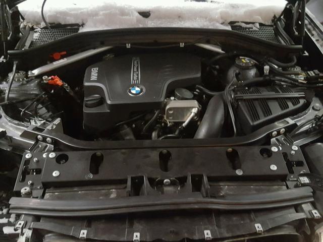 5UXWX9C55H0T15565 - 2017 BMW X3 XDRIVE2 Серый фото 7