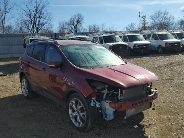 1FMCU0J93DUA38492 - 2013 FORD ESCAPE TIT RED photo 1