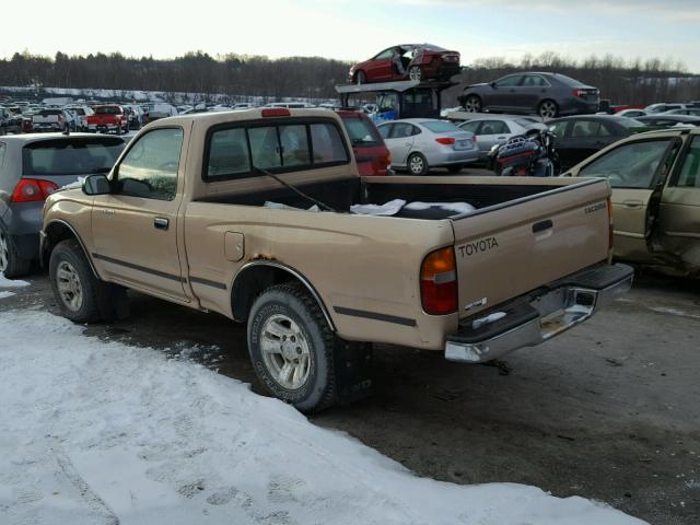 4TAPM62N2YZ600178 - 2000 TOYOTA TACOMA GOLD photo 3