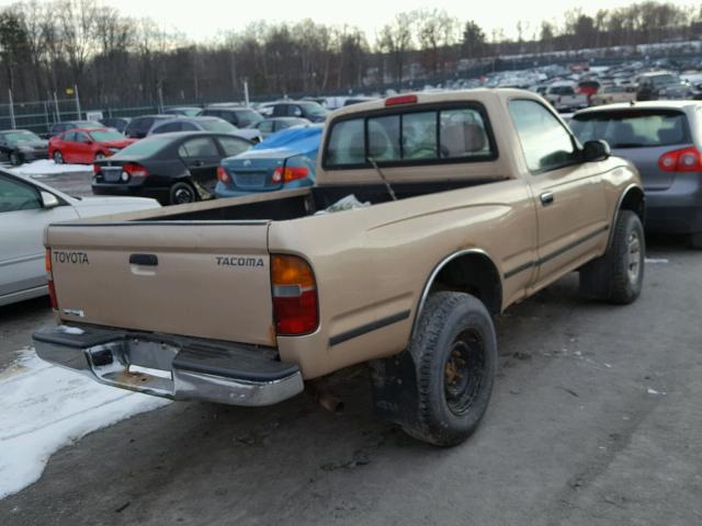 4TAPM62N2YZ600178 - 2000 TOYOTA TACOMA GOLD photo 4