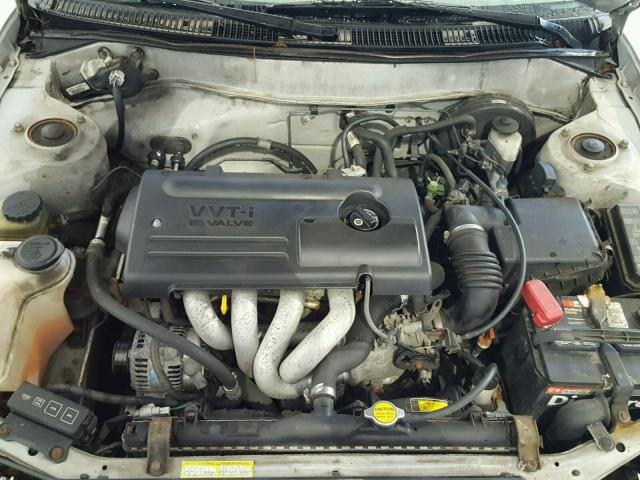 1NXBR12E52Z571780 - 2002 TOYOTA COROLLA CE SILVER photo 7