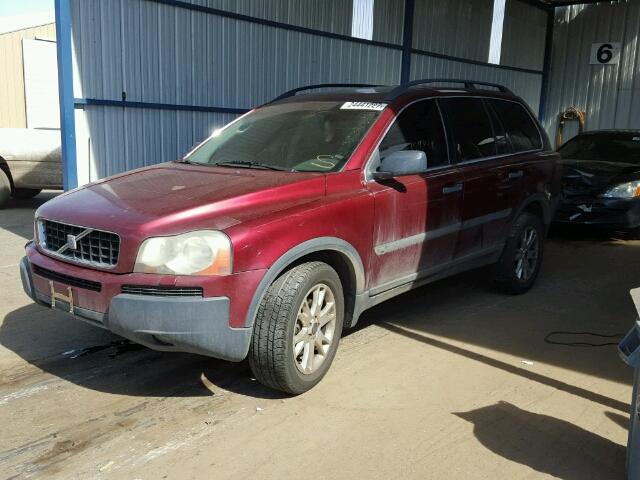 YV1CZ91H041052833 - 2004 VOLVO XC90 T6 RED photo 2