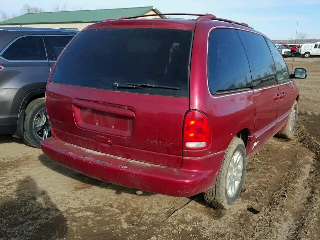 1B4GP45R0VB389417 - 1997 DODGE CARAVAN SE RED photo 4