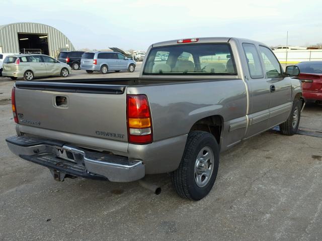 2GCEC19W521255230 - 2002 CHEVROLET SILVERADO BEIGE photo 4