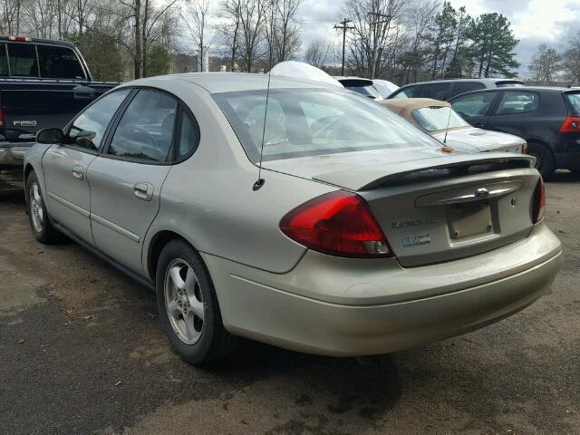 1FAFP53U93A224079 - 2003 FORD TAURUS SE TAN photo 3