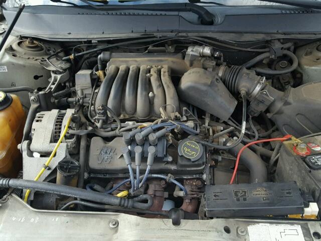 1FAFP53U93A224079 - 2003 FORD TAURUS SE TAN photo 7