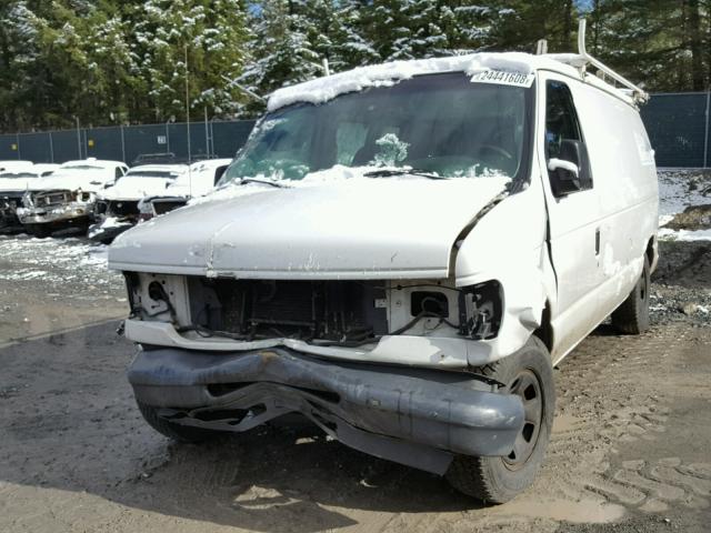 1FTRE14LX5HA80791 - 2005 FORD ECONOLINE WHITE photo 2