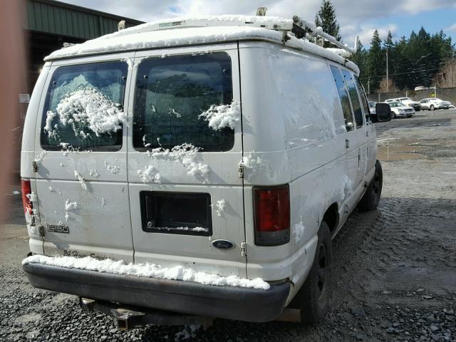 1FTRE14LX5HA80791 - 2005 FORD ECONOLINE WHITE photo 4