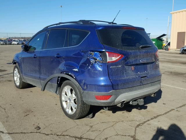 1FMCU0G93DUC02363 - 2013 FORD ESCAPE SE BLUE photo 3