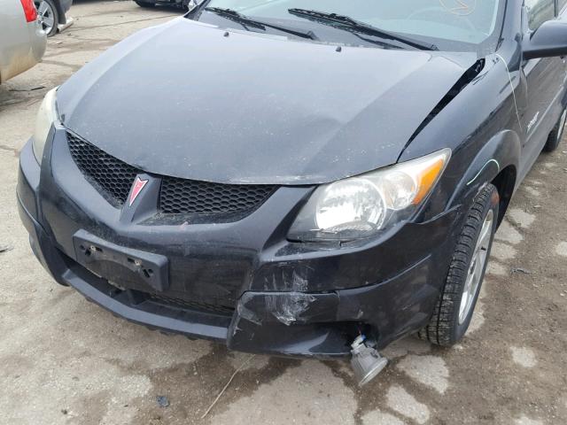 5Y2SN62L83Z439449 - 2003 PONTIAC VIBE GT BLACK photo 9