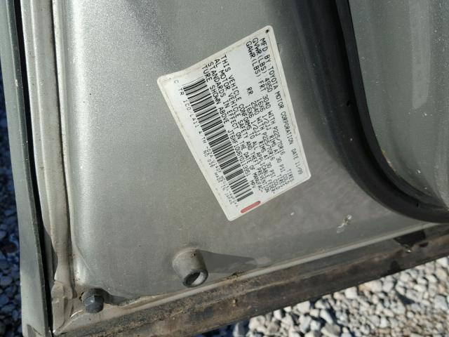 JT6HF10U6Y0113951 - 2000 LEXUS RX 300 SILVER photo 10