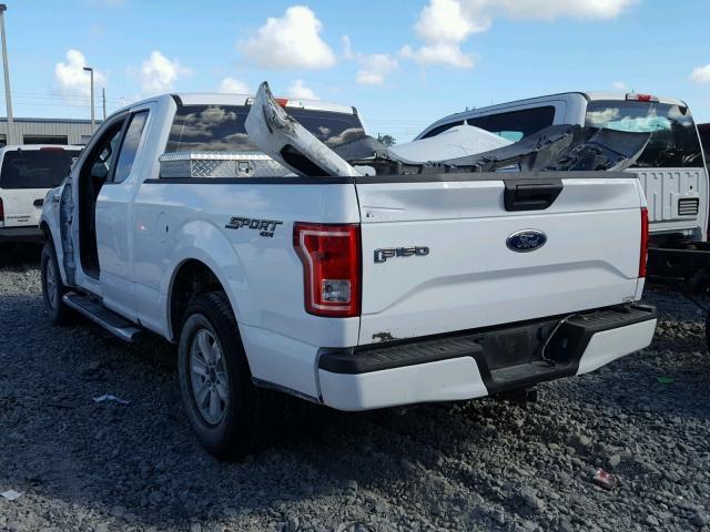 1FTEX1EP1FKE02054 - 2015 FORD F150 SUPER WHITE photo 3