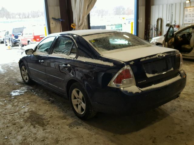 3FAFP07Z26R153987 - 2006 FORD FUSION SE BLUE photo 3