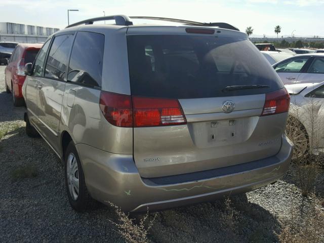 5TDZA23CX5S313308 - 2005 TOYOTA SIENNA CE GOLD photo 3