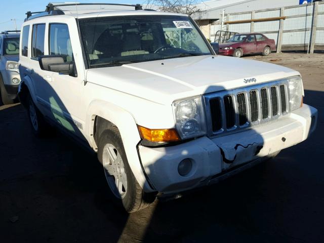 1J8HG58247C647956 - 2007 JEEP COMMANDER WHITE photo 1