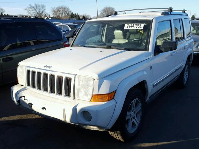 1J8HG58247C647956 - 2007 JEEP COMMANDER WHITE photo 2