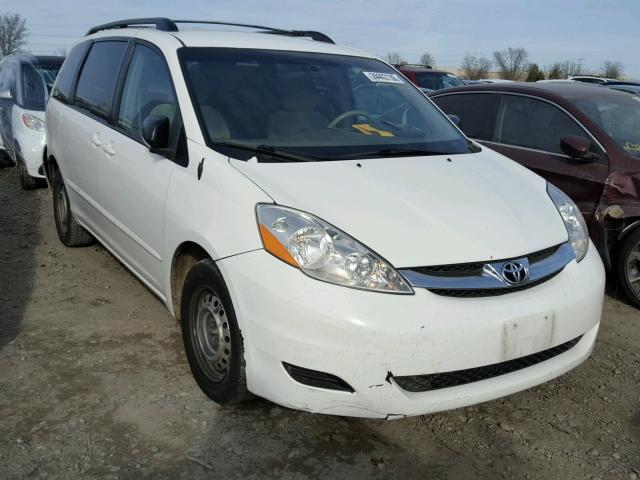 5TDZK23C48S133467 - 2008 TOYOTA SIENNA CE WHITE photo 1