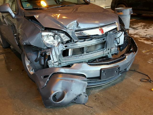 3GSCL33P38S509961 - 2008 SATURN VUE XE GRAY photo 9