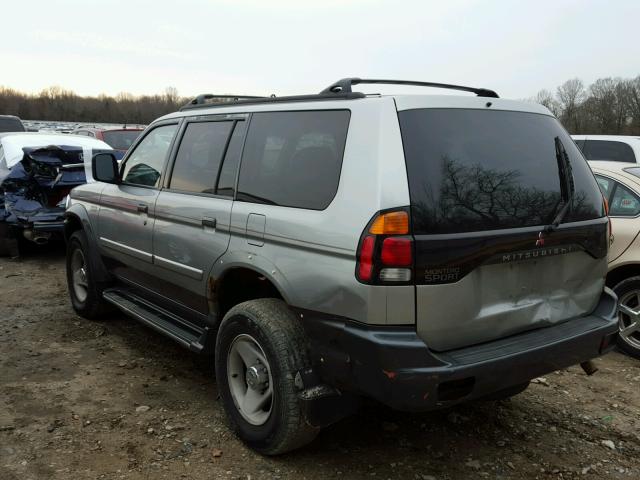 JA4MT31H5YP032566 - 2000 MITSUBISHI MONTERO SP SILVER photo 3