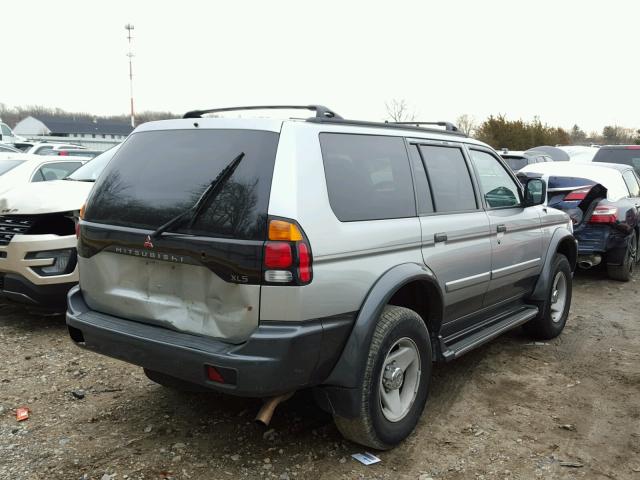 JA4MT31H5YP032566 - 2000 MITSUBISHI MONTERO SP SILVER photo 4