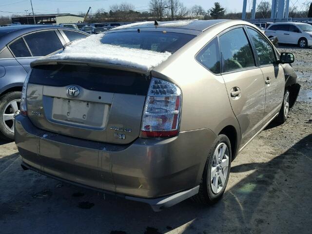 JTDKB20U577597360 - 2007 TOYOTA PRIUS BEIGE photo 4