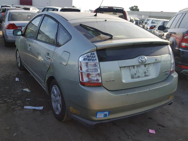 JTDKB20U377555902 - 2007 TOYOTA PRIUS GREEN photo 3