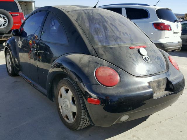 3VWCP21C21M441427 - 2001 VOLKSWAGEN NEW BEETLE 黑色 照片 3