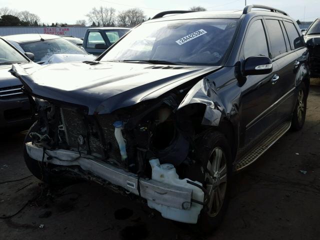 4JGBF71E18A376427 - 2008 MERCEDES-BENZ GL 450 4MA BLUE photo 2