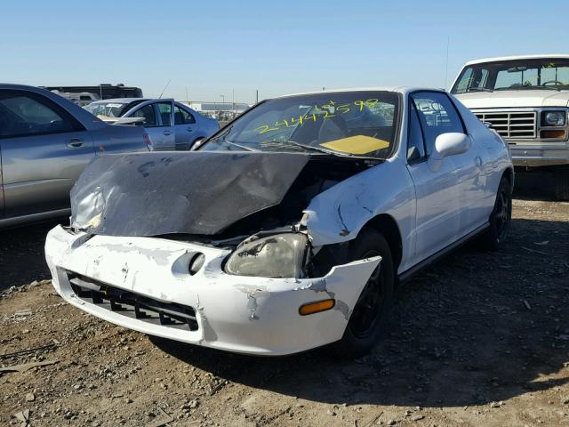 JHMEH6262SS004396 - 1995 HONDA CIVIC DEL WHITE photo 2