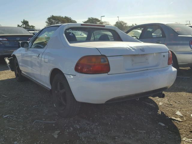 JHMEH6262SS004396 - 1995 HONDA CIVIC DEL WHITE photo 3