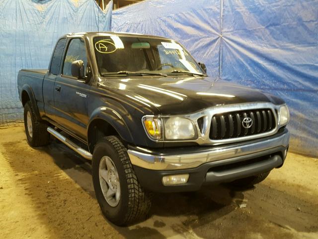 5TEWN72N63Z147764 - 2003 TOYOTA TACOMA XTR BLACK photo 1