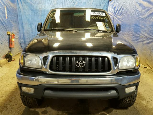 5TEWN72N63Z147764 - 2003 TOYOTA TACOMA XTR BLACK photo 9