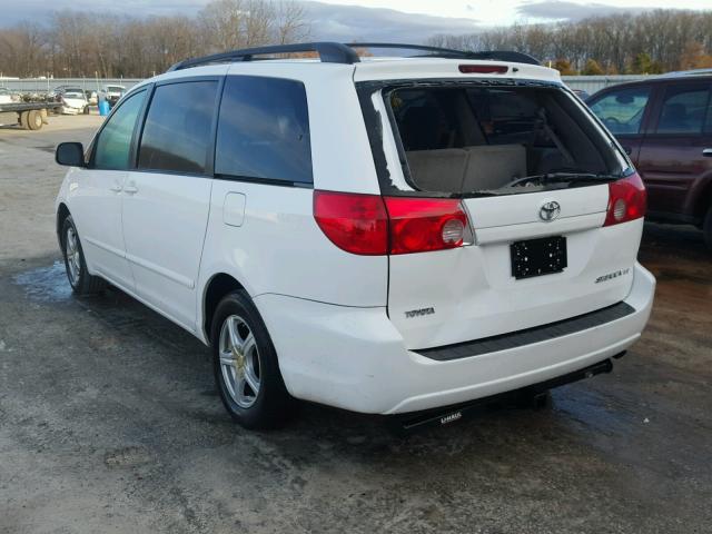 5TDZK23C19S276118 - 2009 TOYOTA SIENNA WHITE photo 3