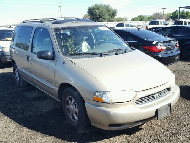 4N2XN11T4XD822623 - 1999 NISSAN QUEST SE GOLD photo 1