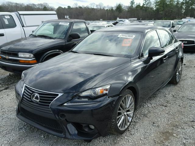 JTHBF1D20E5011758 - 2014 LEXUS IS 250 BLACK photo 2