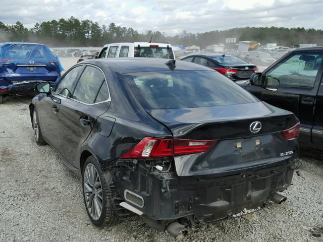 JTHBF1D20E5011758 - 2014 LEXUS IS 250 BLACK photo 3