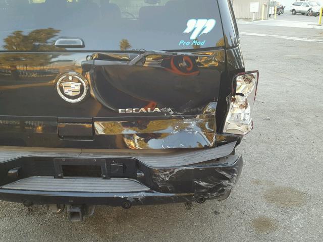3GYFK66N15G134359 - 2005 CADILLAC ESCALADE E BLACK photo 9